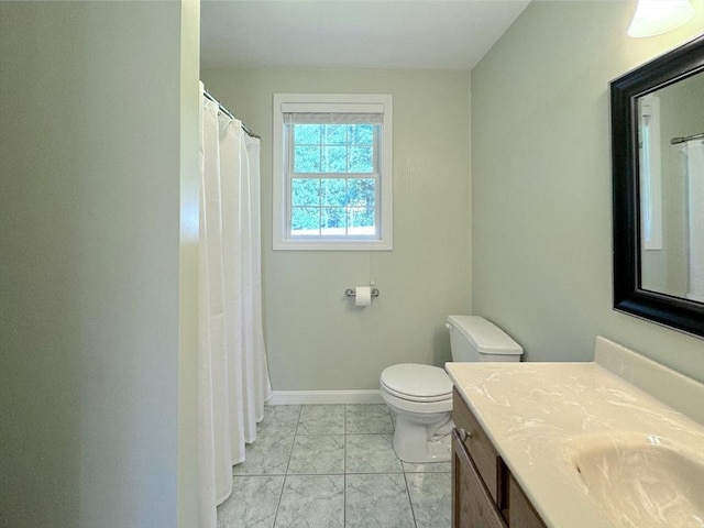 111 Country Club Pl, Southbridge, MA 01550 - bathroom featuring vanity and marble look tile flooring