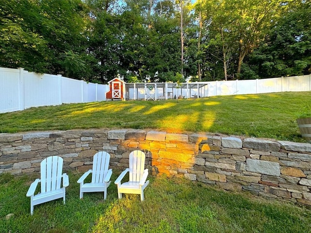 111 Country Club Pl, Southbridge, MA 01550 - fenced backyard with a shed