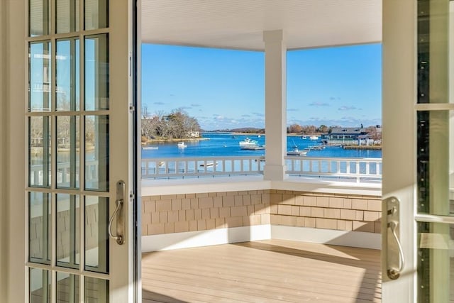 128 Elm St Unit 210, Cohasset, MA 02025 - balcony with a water view
