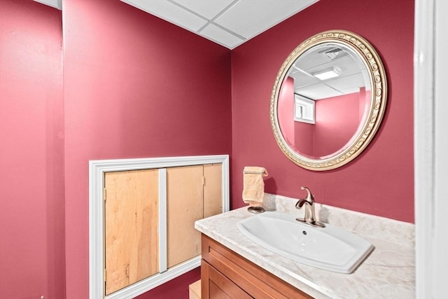 102 Saddleworth Way, Middleboro, MA 02346 - bathroom featuring a drop ceiling and vanity