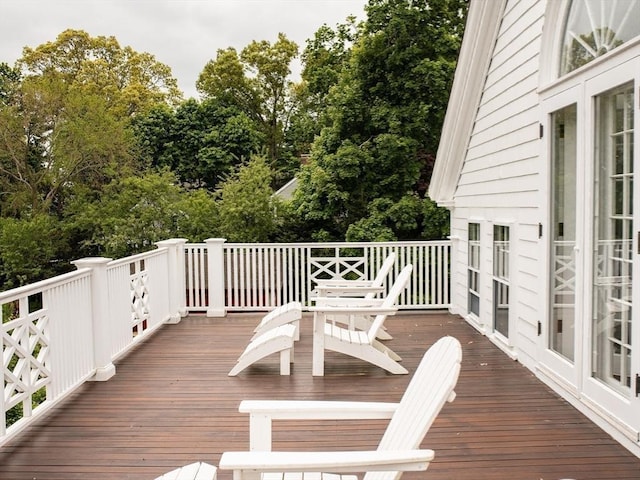11 Water St, Duxbury, MA 02332 - deck featuring view of wooded area