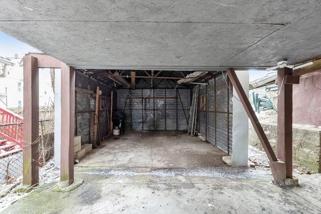 14 Hancock St, Worcester, MA 01610 - view of garage