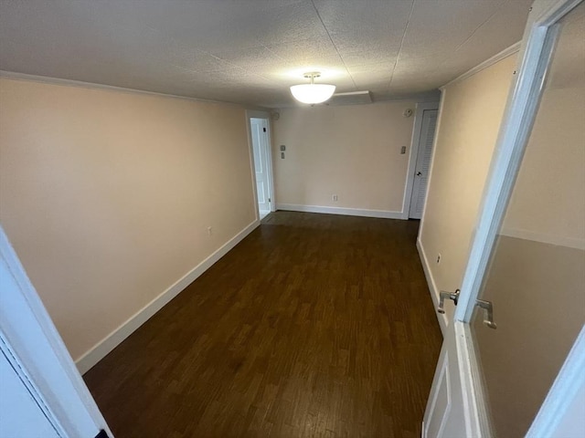 3 Camden St, South Hadley, MA 01075 - hall featuring baseboards and dark wood-type flooring