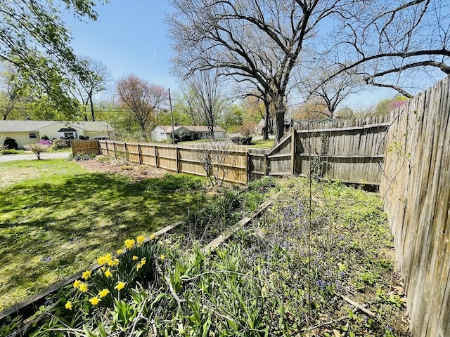 3 Camden St, South Hadley, MA 01075 - view of yard featuring a fenced backyard