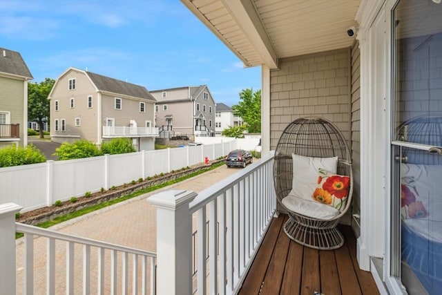 224 Grove St Unit 2, Waltham, MA 02453 - balcony with a residential view