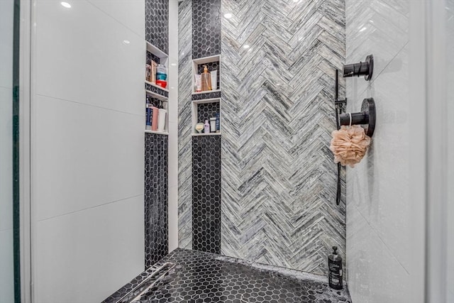 34 Cedar St, Hopkinton, MA 01748 - full bathroom with a tile shower