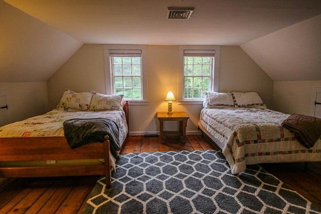 301 Main St, Dennis, MA 02639 - bedroom featuring wood-type flooring and lofted ceiling