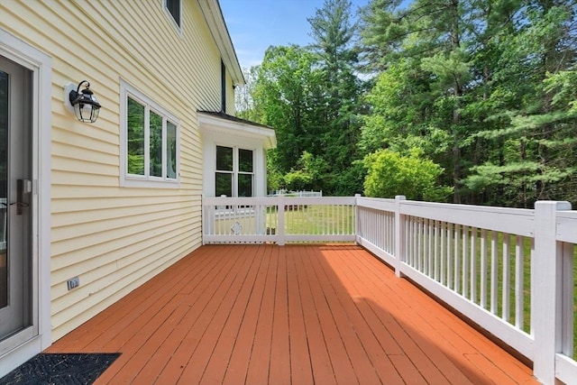 453 Forest St, North Andover, MA 01845 - view of wooden terrace