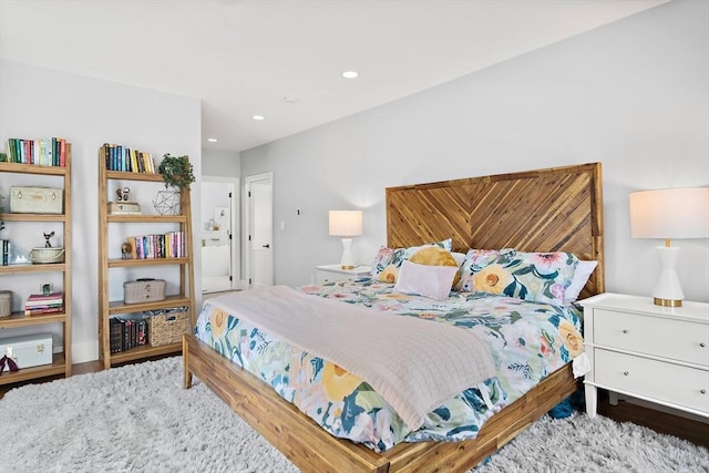 38 Thatcher St, Medford, MA 02155 - bedroom featuring wood finished floors and recessed lighting
