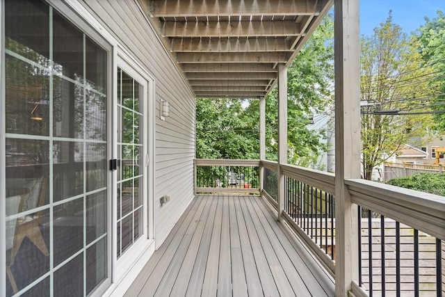 view of deck