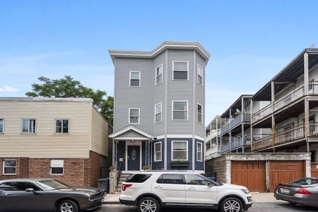 multi unit property featuring brick siding