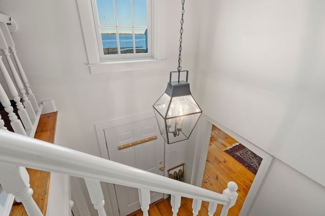 room details with a water view