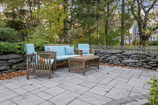 view of patio / terrace with outdoor lounge area