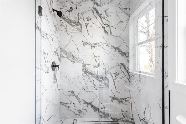 7 Bennett St, Natick, MA 01760 - full bathroom with a marble finish shower