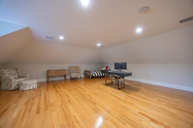 5 Copperbeech Cir, Westborough, MA 01581 - additional living space with lofted ceiling, light wood-style flooring, baseboards, and recessed lighting