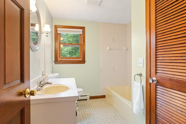 52 Diana Dr, Marlborough, MA 01752 - bathroom featuring baseboard heating and vanity