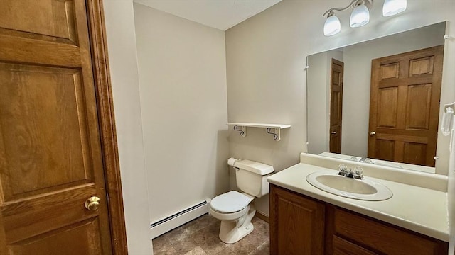 61 Bernice Ave, Leominster, MA 01453 - half bath with a baseboard heating unit and vanity