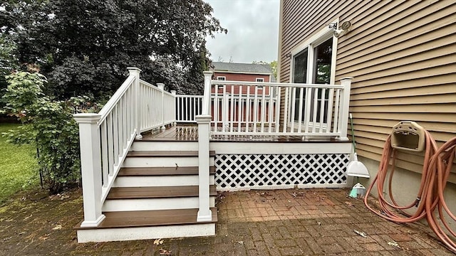 61 Bernice Ave, Leominster, MA 01453 - deck with stairs
