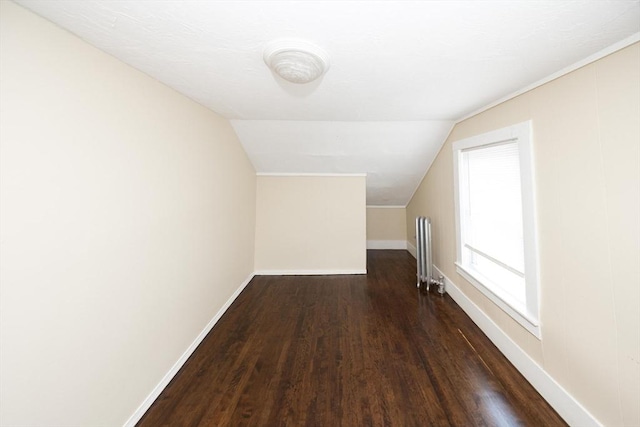 139 Endicott St, Worcester, MA 01610 - bonus room featuring vaulted ceiling, wood finished floors, and baseboards