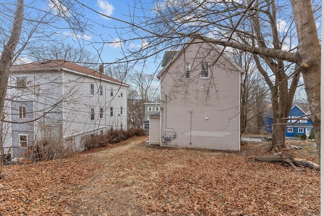 view of home's exterior