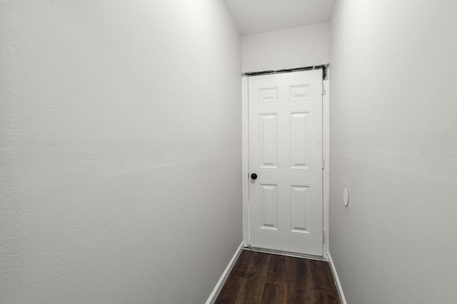 404-406 Franklin St, Springfield, MA 01104 - hallway with baseboards and dark wood-style flooring