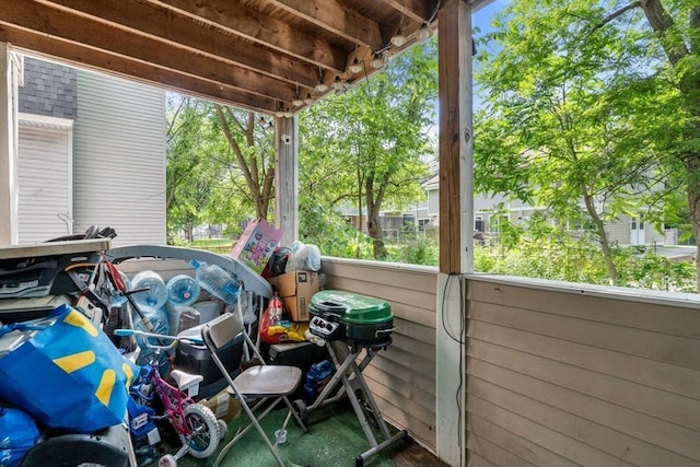 404-406 Franklin St, Springfield, MA 01104 - wooden terrace featuring area for grilling
