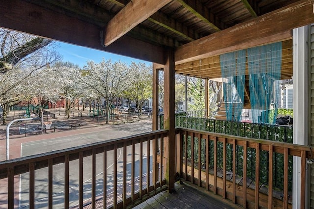293 D St Unit 2, Boston, MA 02127 - deck with stairs