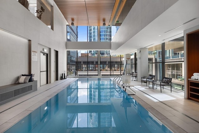 133 Seaport Blvd Unit 1710, Boston, MA 02210 - pool with a view of city