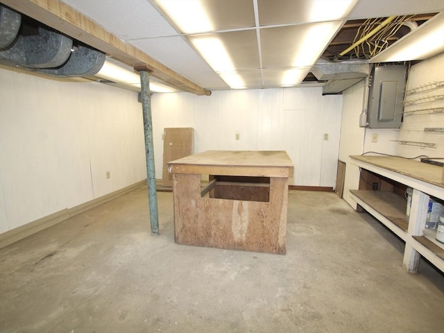 25 Rollinson Rd, Worcester, MA 01606 - finished basement with electric panel