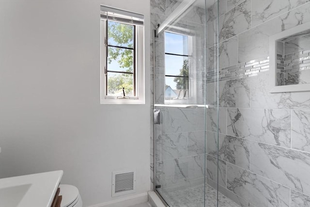 358 Lexington St Unit 358, Watertown, MA 02472 - full bathroom featuring a marble finish shower and vanity