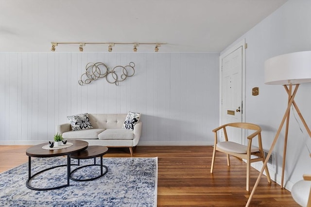 358 Lexington St Unit 358, Watertown, MA 02472 - living room with rail lighting and wood finished floors