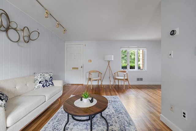358 Lexington St Unit 358, Watertown, MA 02472 - living area featuring wood finished floors and track lighting
