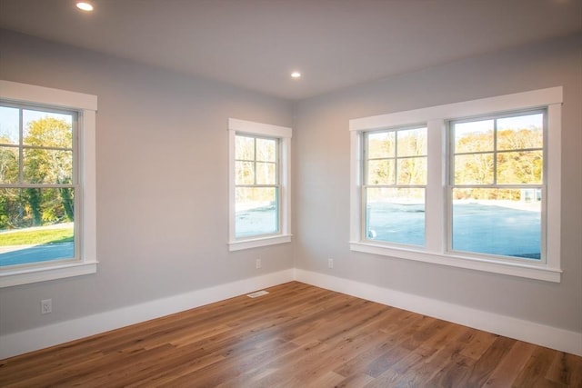 533 Woods Hole Rd Unit B102, Falmouth, MA 02543 - empty room with hardwood / wood-style flooring and plenty of natural light