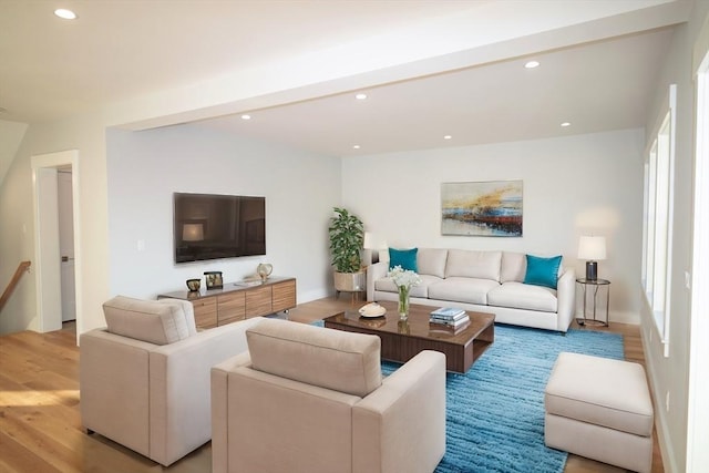 533 Woods Hole Rd Unit B102, Falmouth, MA 02543 - living room with light hardwood / wood-style floors