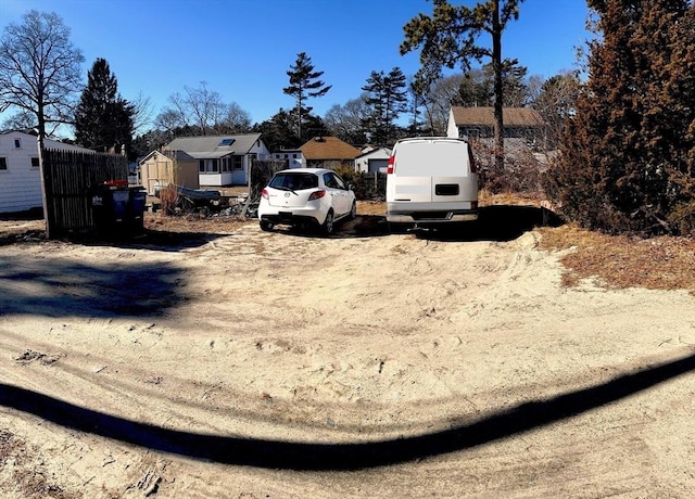 view of yard with a residential view