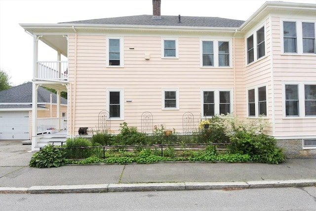 27 Ocean Ave Unit 1, Salem, MA 01970 - rear view of property with a chimney