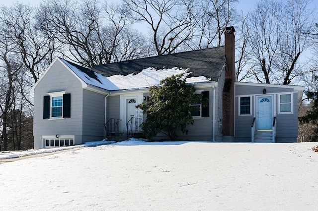 view of front of home