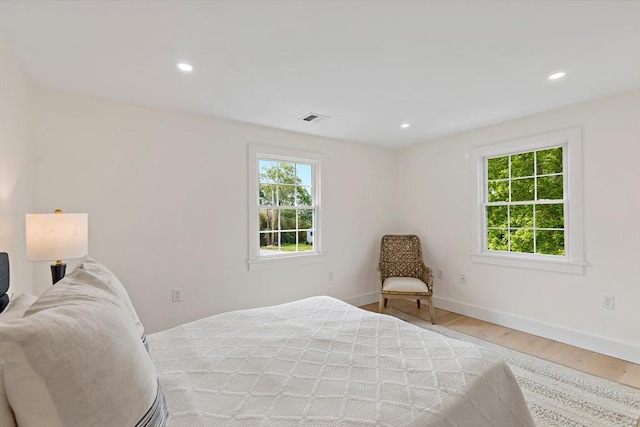 33 Dexter Ave, Sandwich, MA 02563 - bedroom featuring wood finished floors, recessed lighting, and baseboards