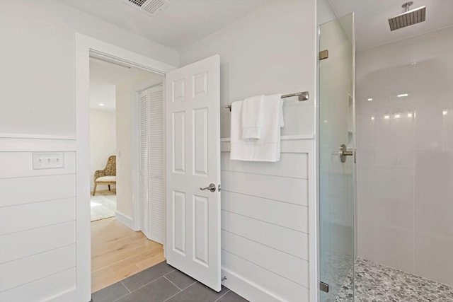 33 Dexter Ave, Sandwich, MA 02563 - full bath with a stall shower and tile patterned floors