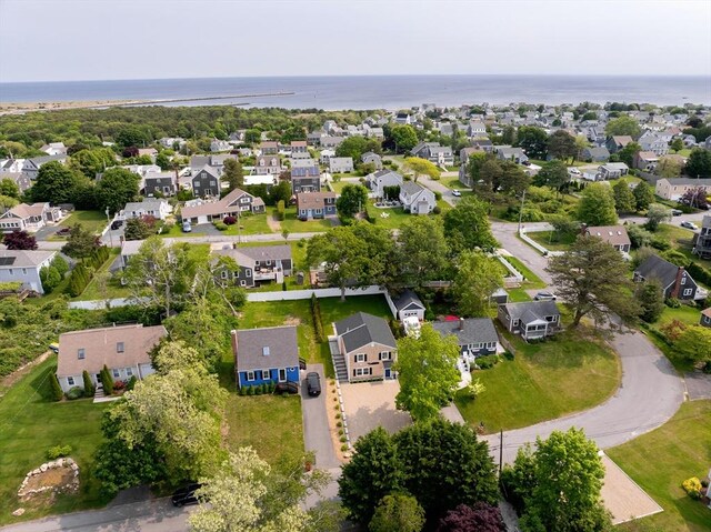 33 Dexter Ave, Sandwich, MA 02563 - aerial perspective of suburban area featuring a large body of water