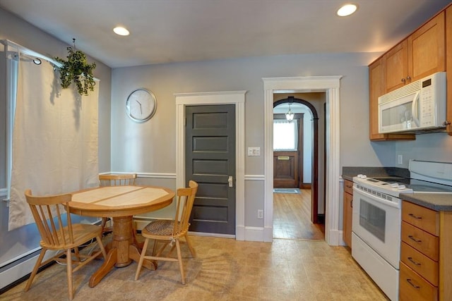 view of dining area