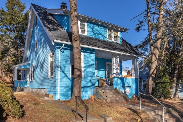 view of rear view of house