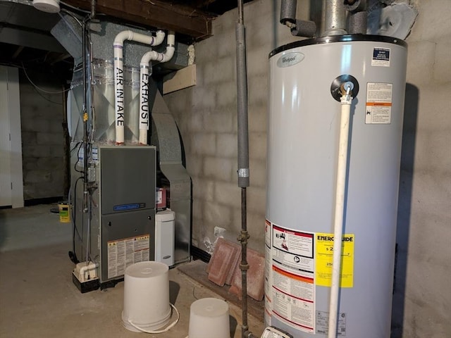 31 Melwood Ave, East Longmeadow, MA 01028 - utility room featuring water heater and heating unit