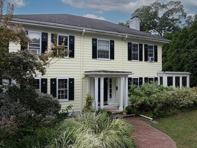 view of colonial-style house