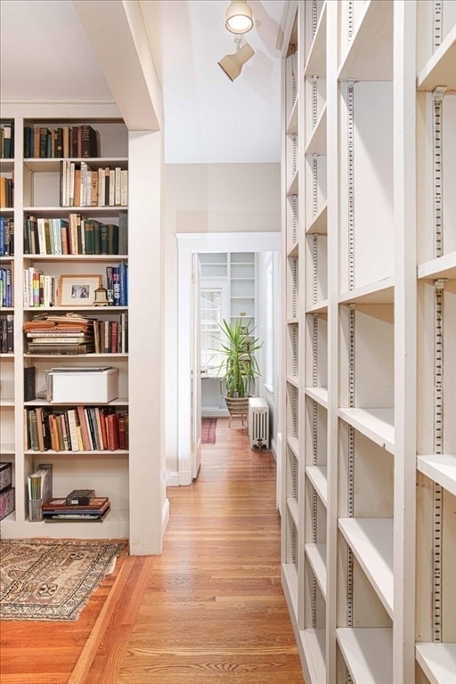 interior space featuring radiator