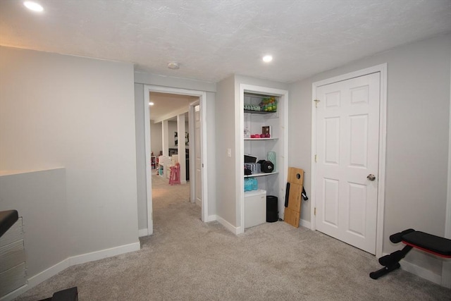 12 Bonin Dr, Haverhill, MA 01832 - corridor featuring light colored carpet, baseboards, and recessed lighting