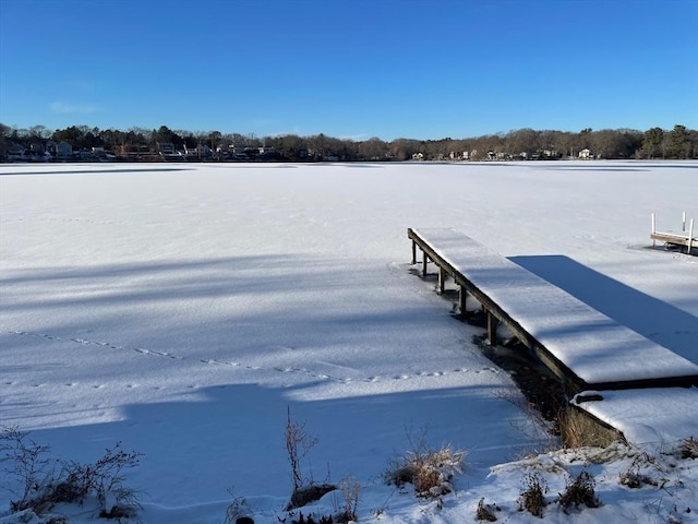 view of dock