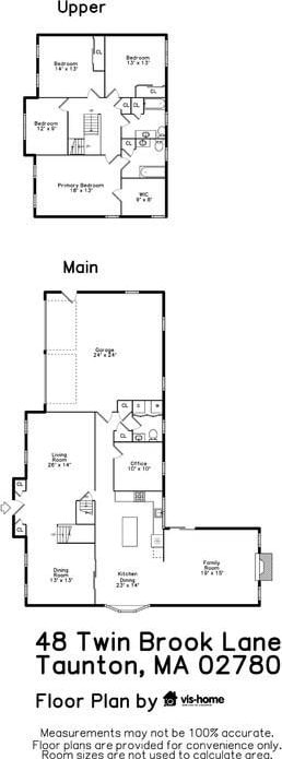 48 Twin Brook Ln, Taunton, MA 02780 - home floor plan