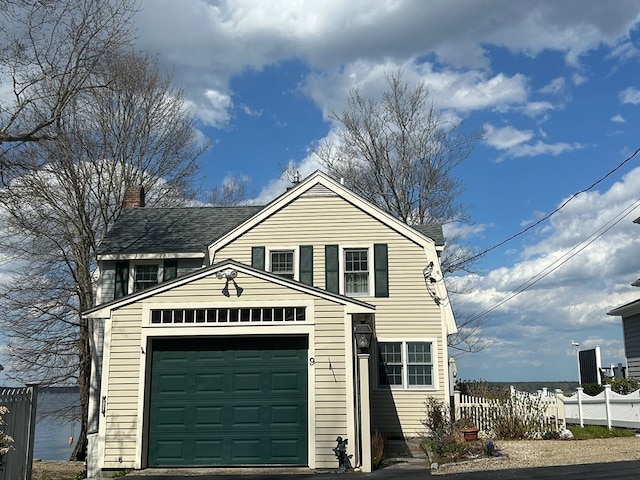 front facade featuring a garage