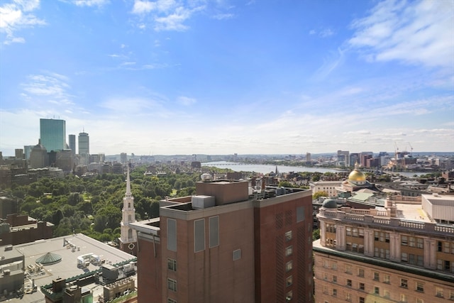 city view with a water view